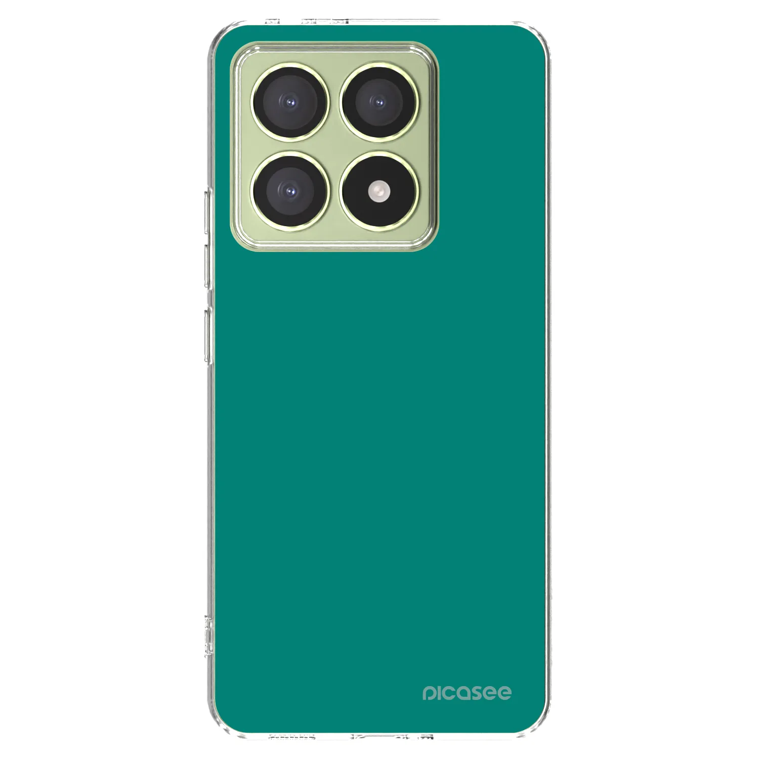 Picasee διαφανής θήκη σιλικόνης Xiaomi 14T - Emerald Mist
