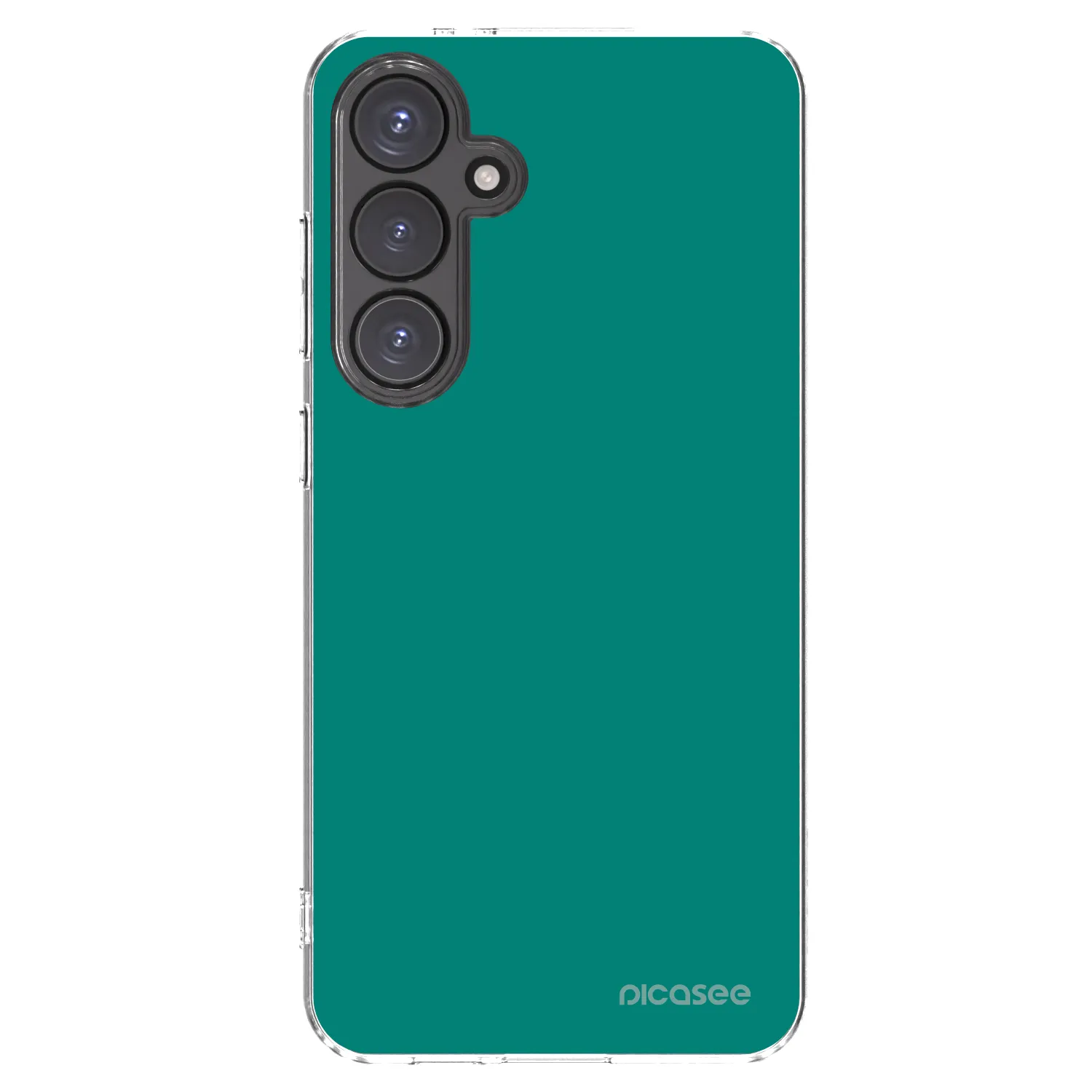 Picasee διαφανής θήκη σιλικόνης Samsung Galaxy S24 FE S721B - Emerald Mist