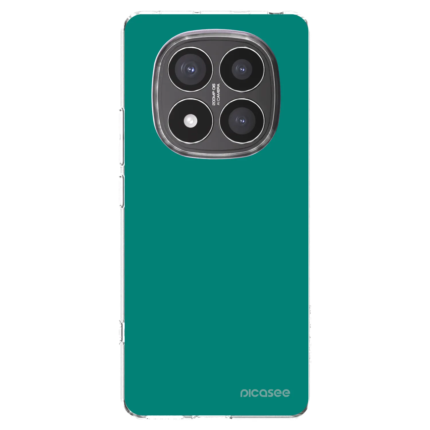 Picasee διαφανής θήκη σιλικόνης Xiaomi Redmi Note 14 Pro+ 5G - Emerald Mist