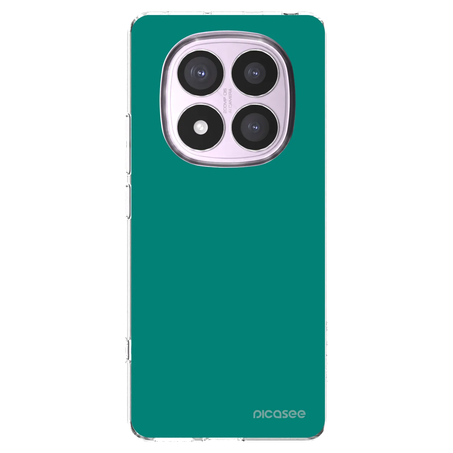 Picasee διαφανής θήκη σιλικόνης Xiaomi Redmi Note 14 Pro 5G - Emerald Mist