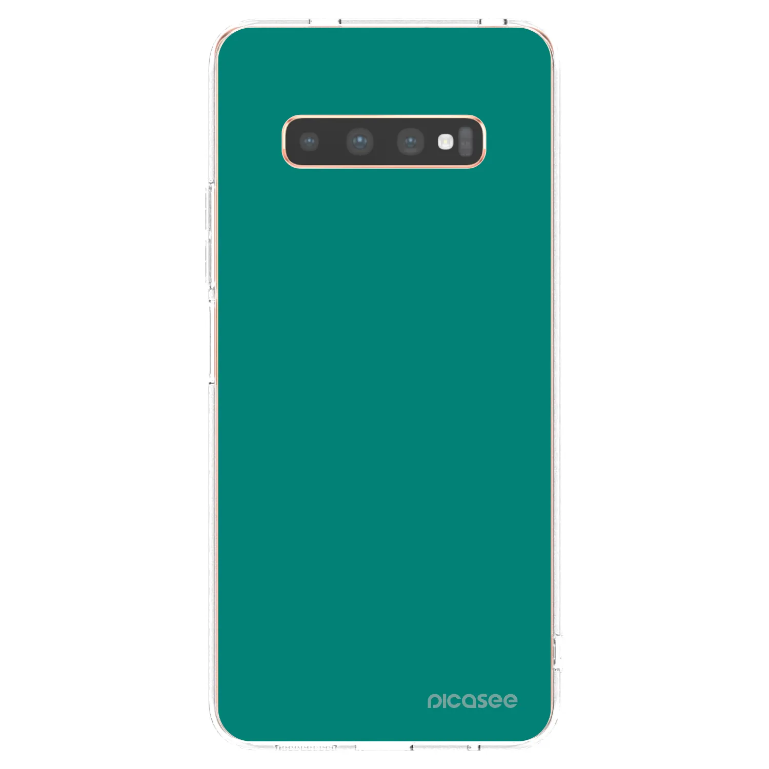 Picasee διαφανής θήκη σιλικόνης Samsung Galaxy S10 Plus G975 - Emerald Mist