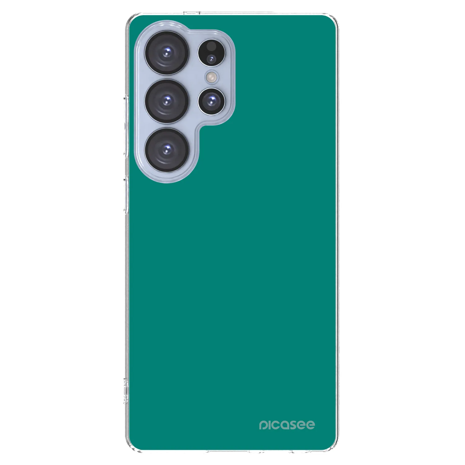 Picasee διαφανής θήκη σιλικόνης Samsung Galaxy S25 Ultra 5G - Emerald Mist