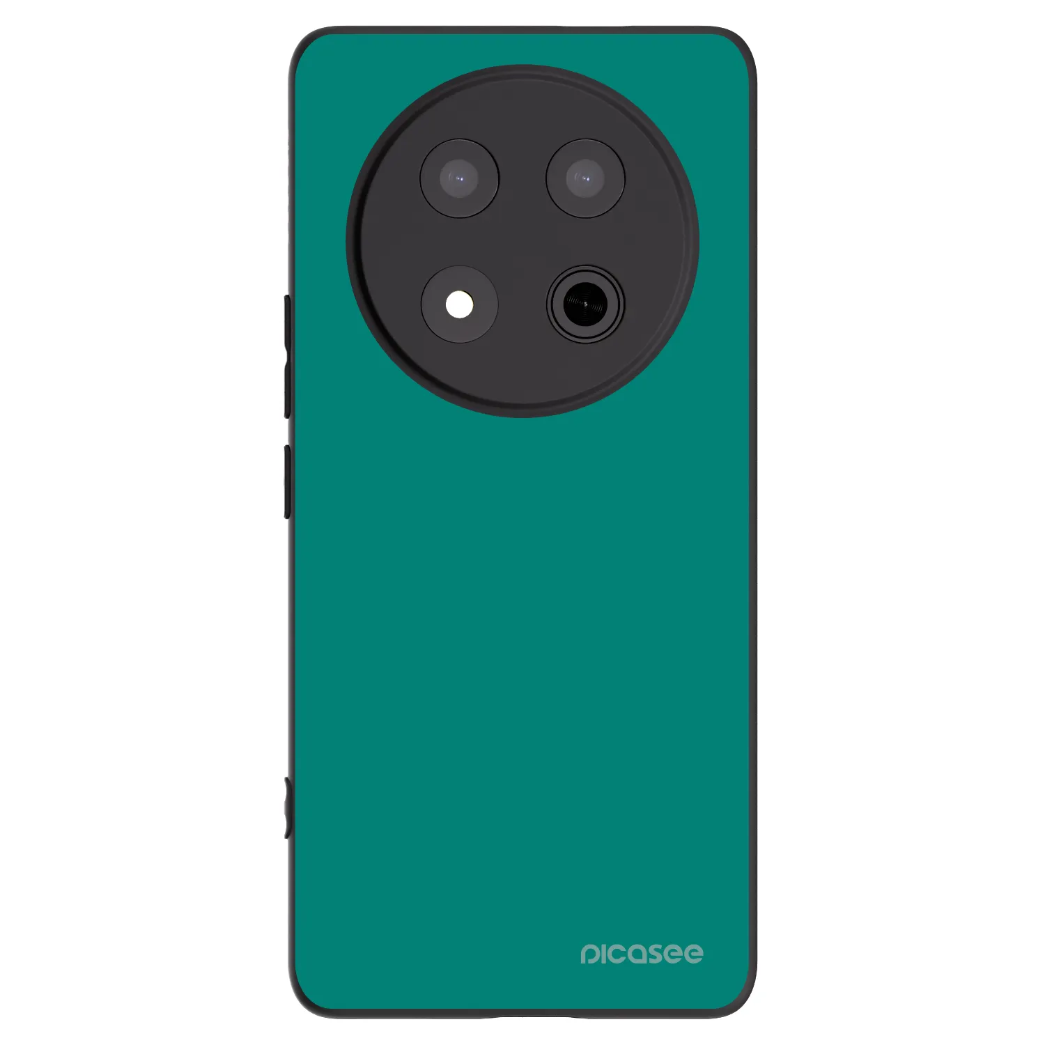 Picasee Μαύρη θήκη σιλικόνης για Honor Magic7 Lite 5G - Emerald Mist