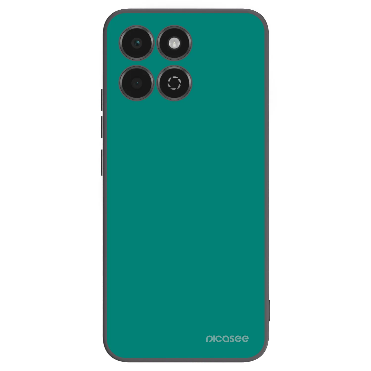 Picasee Μαύρη θήκη σιλικόνης για Honor 200 Smart 5G - Emerald Mist
