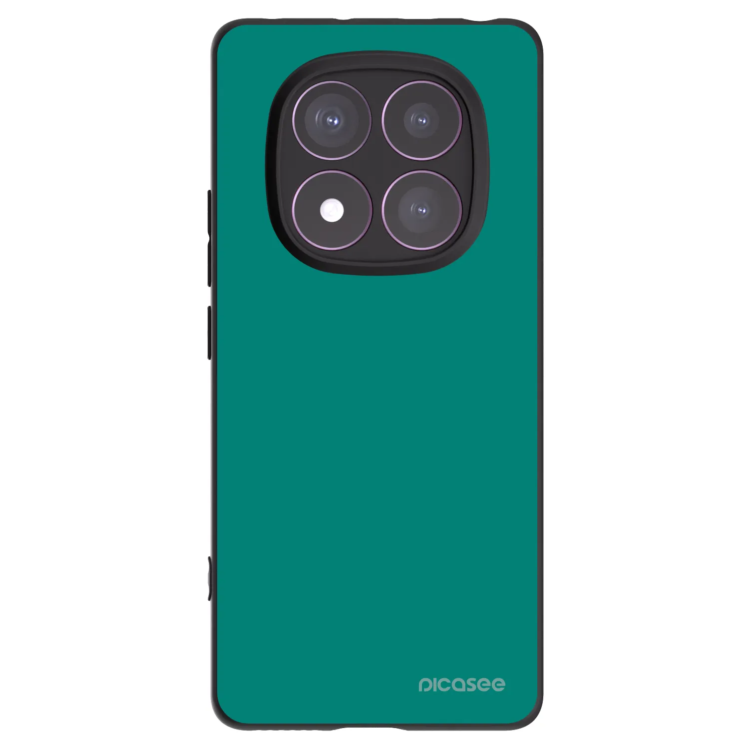 Picasee Μαύρη θήκη σιλικόνης για Xiaomi Redmi Note 14 Pro 4G - Emerald Mist