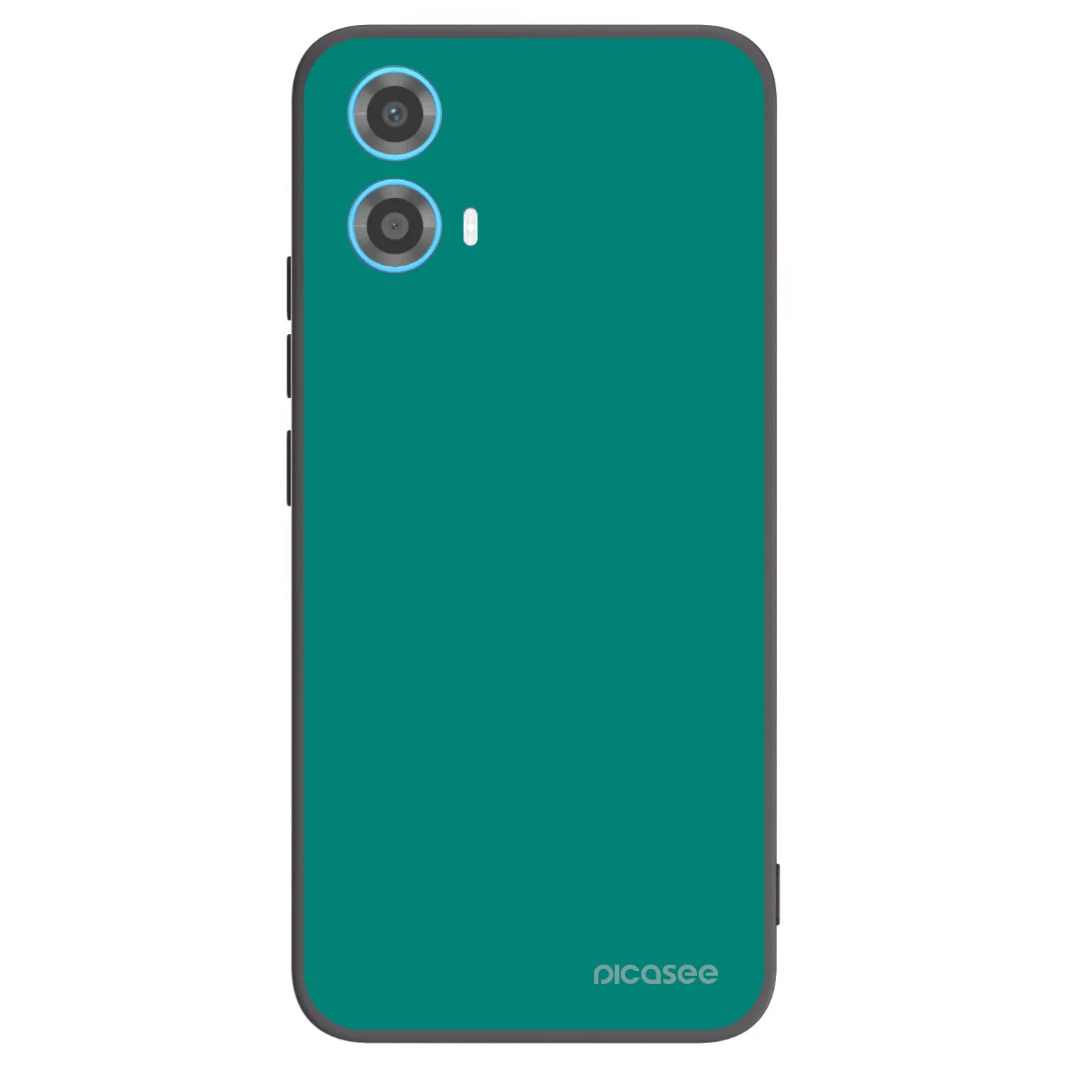 Picasee Μαύρη θήκη σιλικόνης για Motorola Moto G34 5G - Emerald Mist