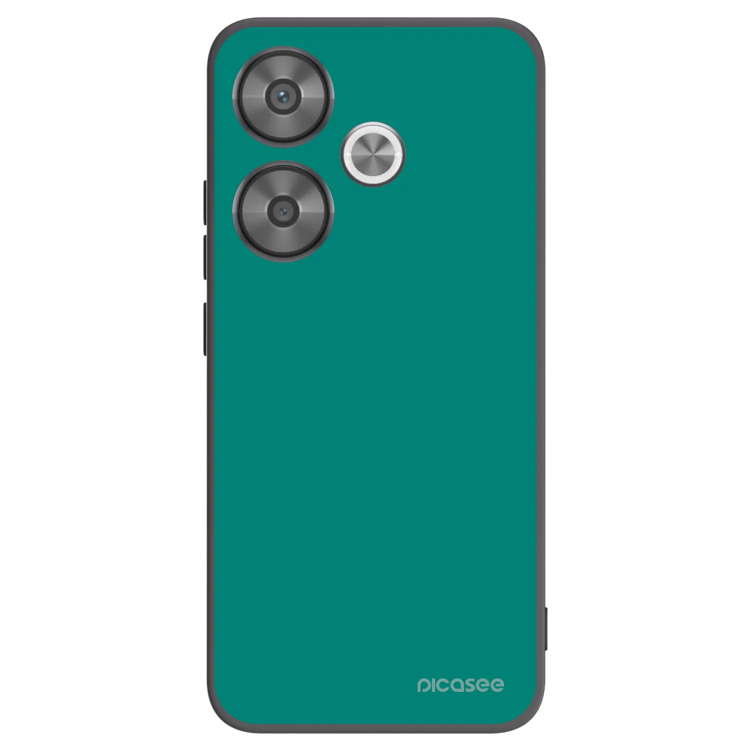 Picasee Μαύρη θήκη σιλικόνης για Xiaomi Poco F6 - Emerald Mist