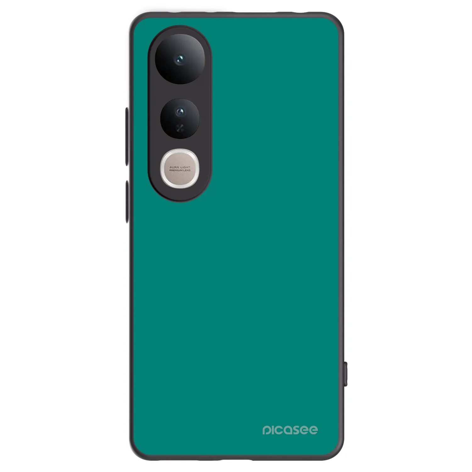 Picasee Μαύρη θήκη σιλικόνης για Vivo V50 Lite 5G - Emerald Mist