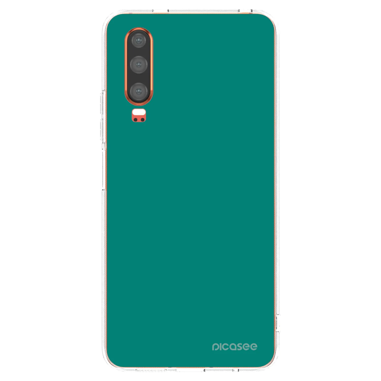 Picasee διαφανής θήκη σιλικόνης Huawei P30 - Emerald Mist