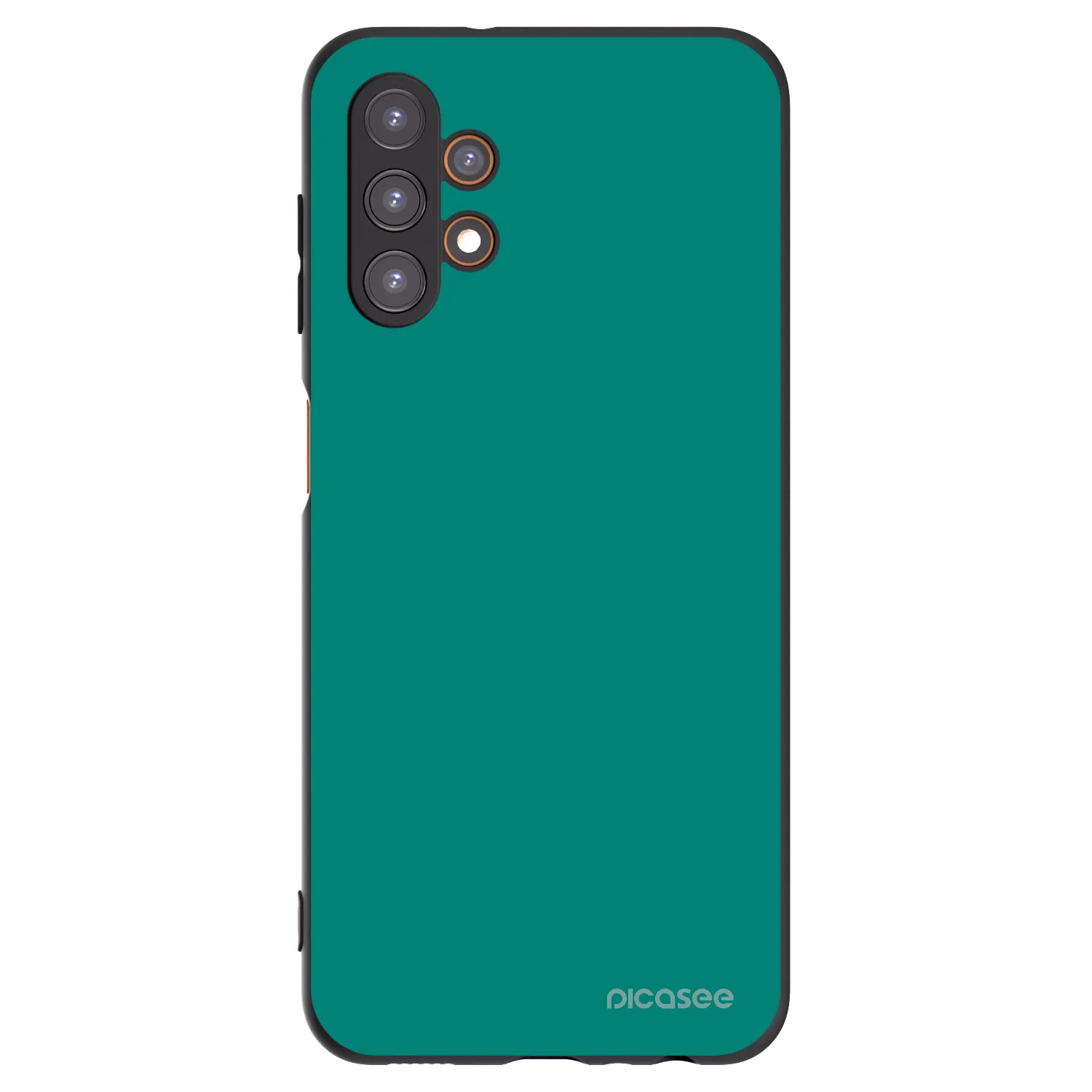 Picasee Μαύρη θήκη σιλικόνης για Samsung Galaxy A13 5G - Emerald Mist