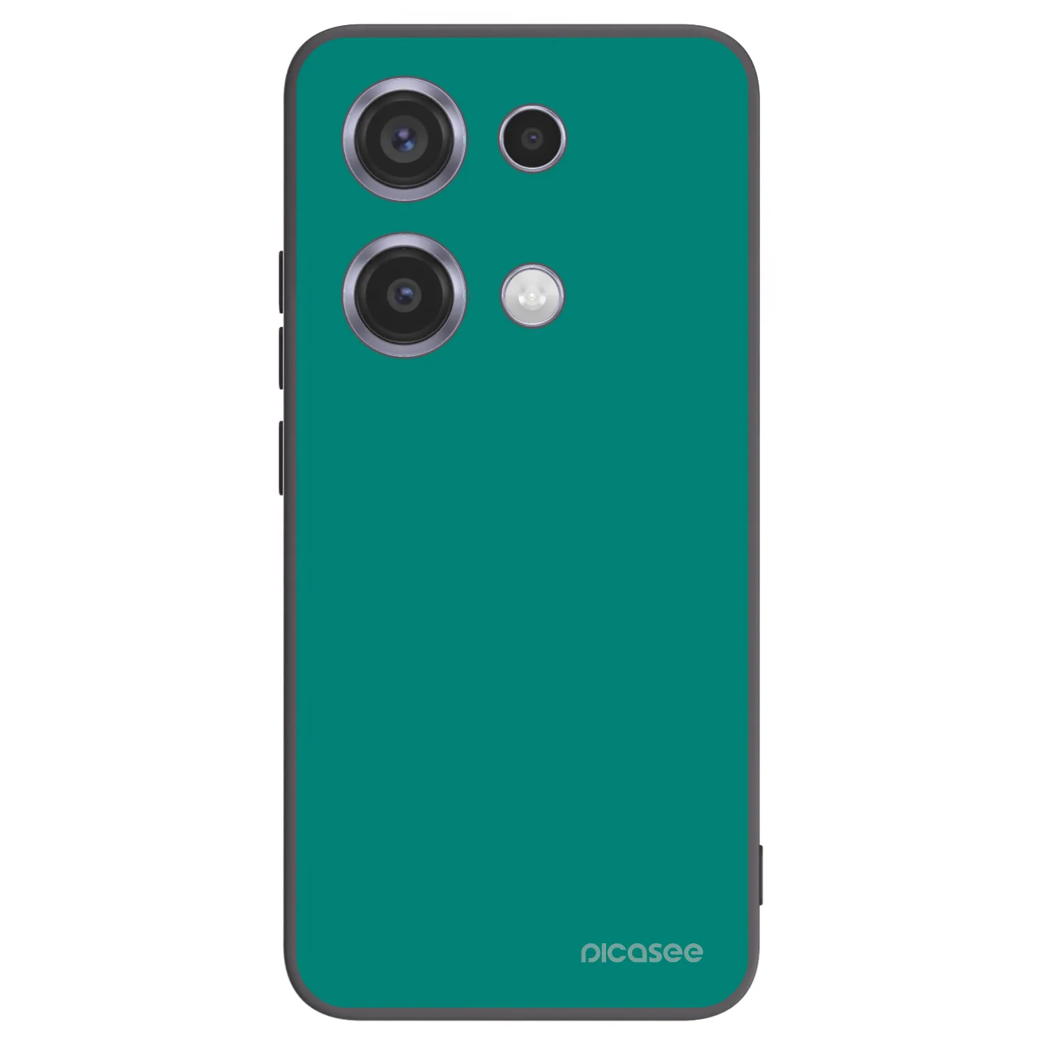 Picasee Μαύρη θήκη σιλικόνης για Xiaomi Redmi Note 14S - Emerald Mist