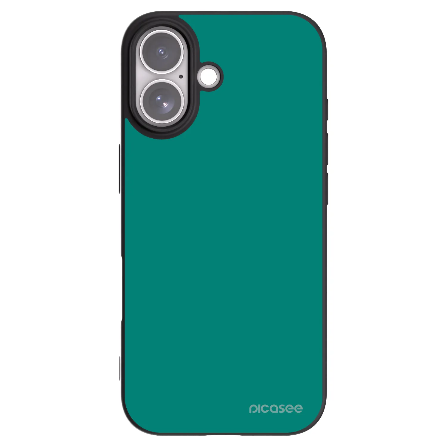 Picasee Μαύρη θήκη σιλικόνης για Apple iPhone 17 - Emerald Mist