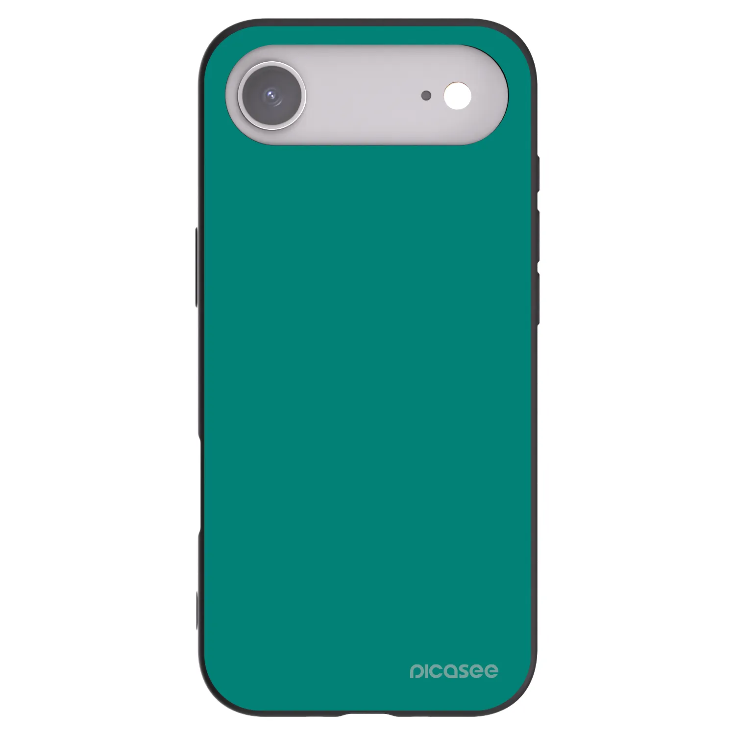 Picasee Μαύρη θήκη σιλικόνης για Apple iPhone Air - Emerald Mist