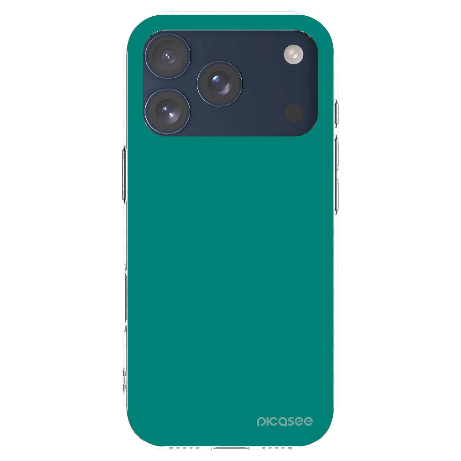 Picasee διαφανής θήκη σιλικόνης Apple iPhone 17 Pro - Emerald Mist