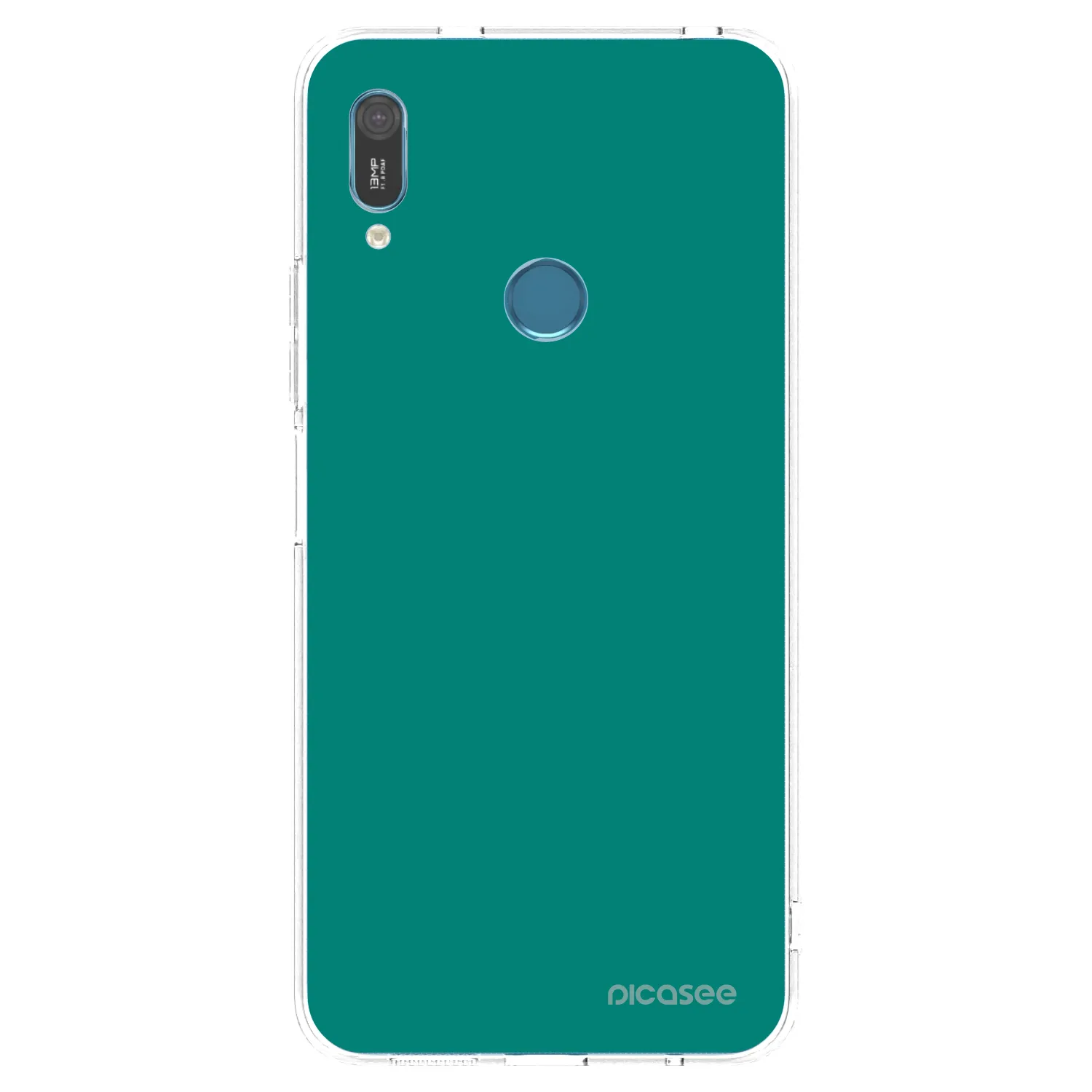 Picasee διαφανής θήκη σιλικόνης Huawei Y6 2019 - Emerald Mist