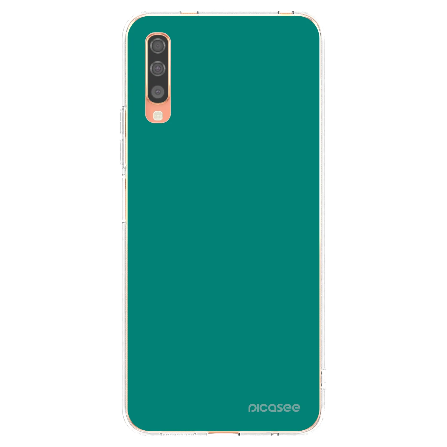Picasee διαφανής θήκη σιλικόνης Samsung Galaxy A70 A705F - Emerald Mist