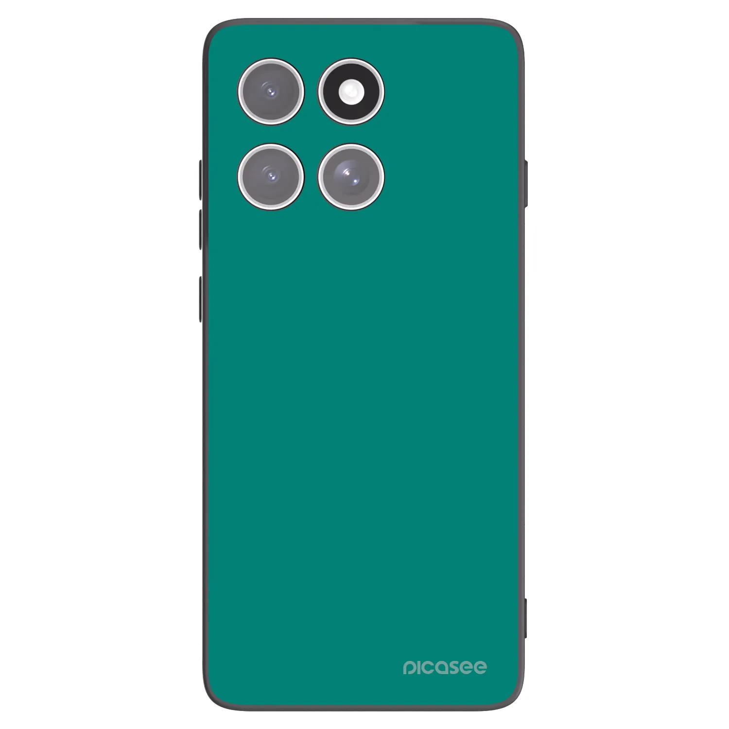 Picasee Μαύρη θήκη σιλικόνης για Motorola Edge 60 Pro - Emerald Mist