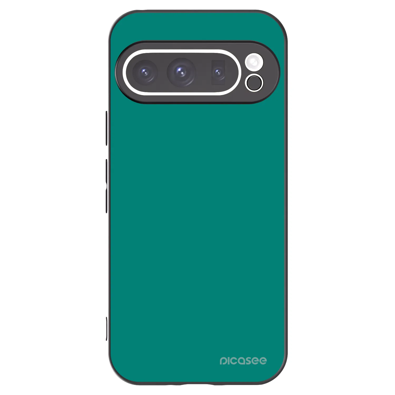 Picasee Μαύρη θήκη σιλικόνης για Google Pixel 9 Pro XL - Emerald Mist