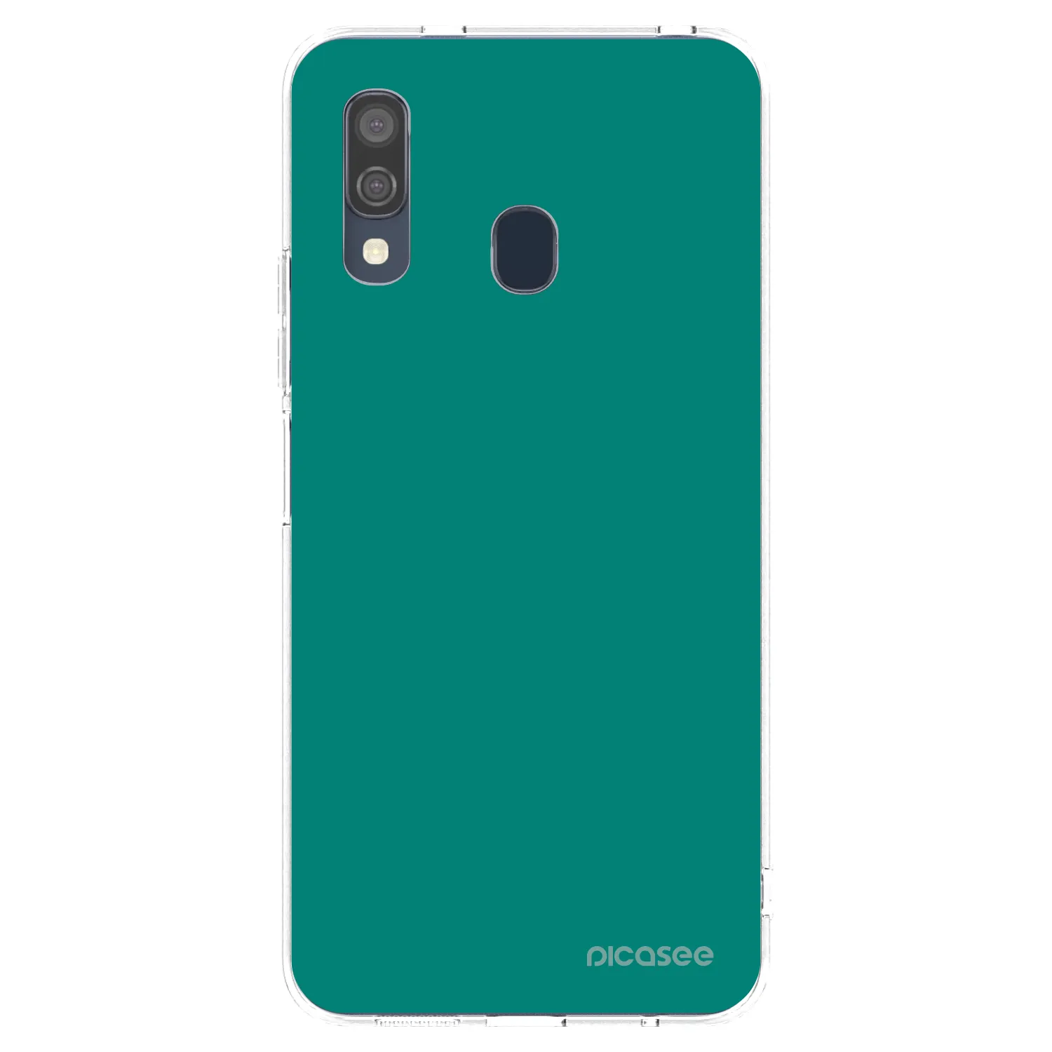 Picasee διαφανής θήκη σιλικόνης Samsung Galaxy A40 A405F - Emerald Mist
