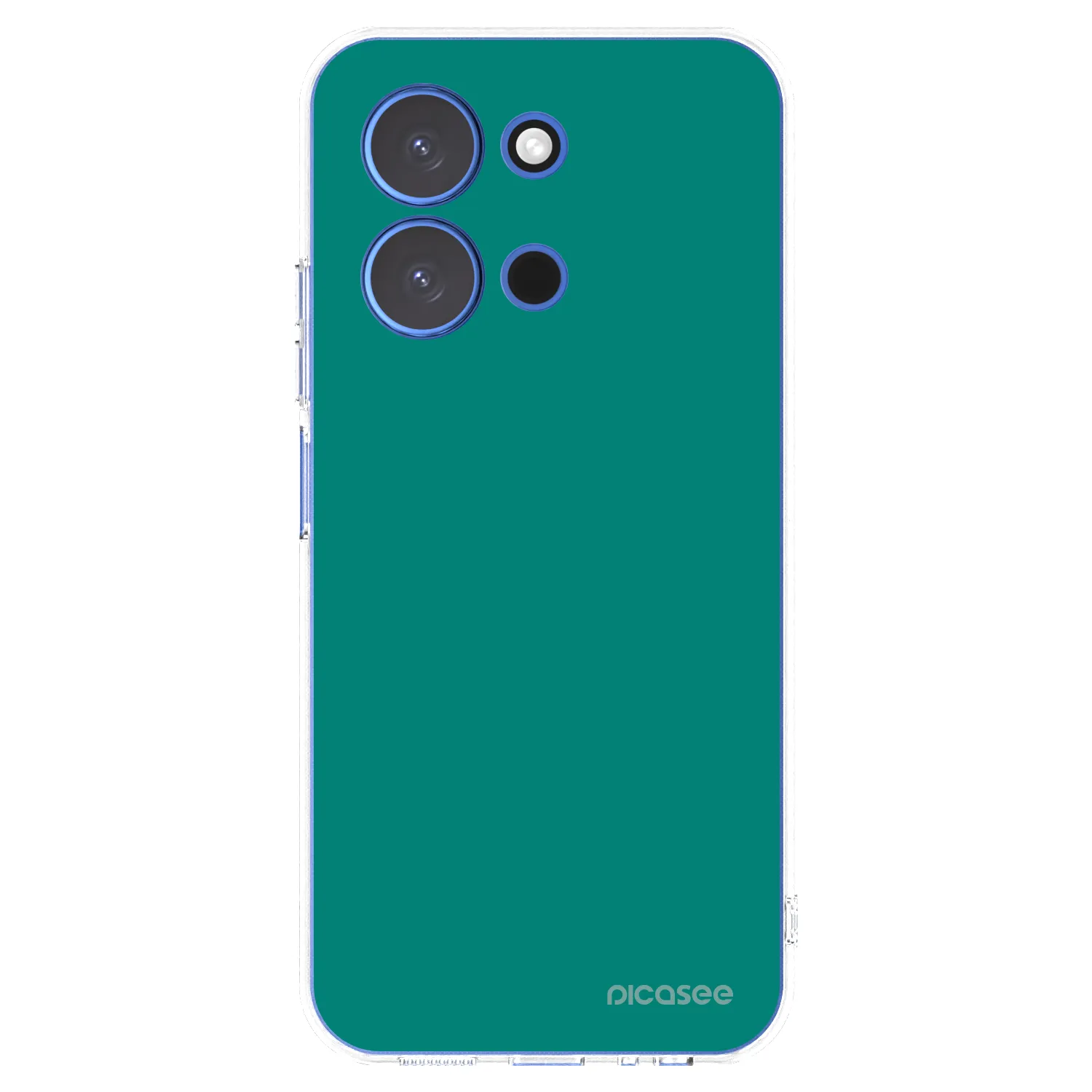 Picasee διαφανής θήκη σιλικόνης Xiaomi Redmi 15C 4G - Emerald Mist