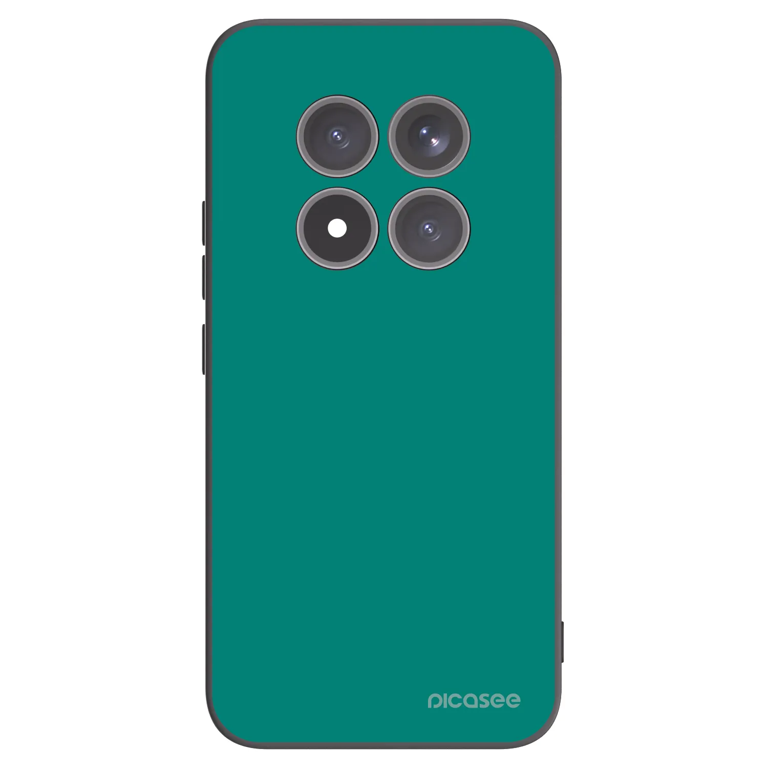 Picasee Μαύρη θήκη σιλικόνης για Xiaomi Redmi Note 15 Pro+ - Emerald Mist