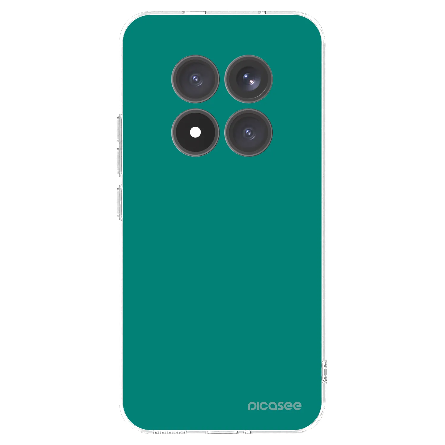 Picasee διαφανής θήκη σιλικόνης Xiaomi Redmi Note 15 Pro+ - Emerald Mist