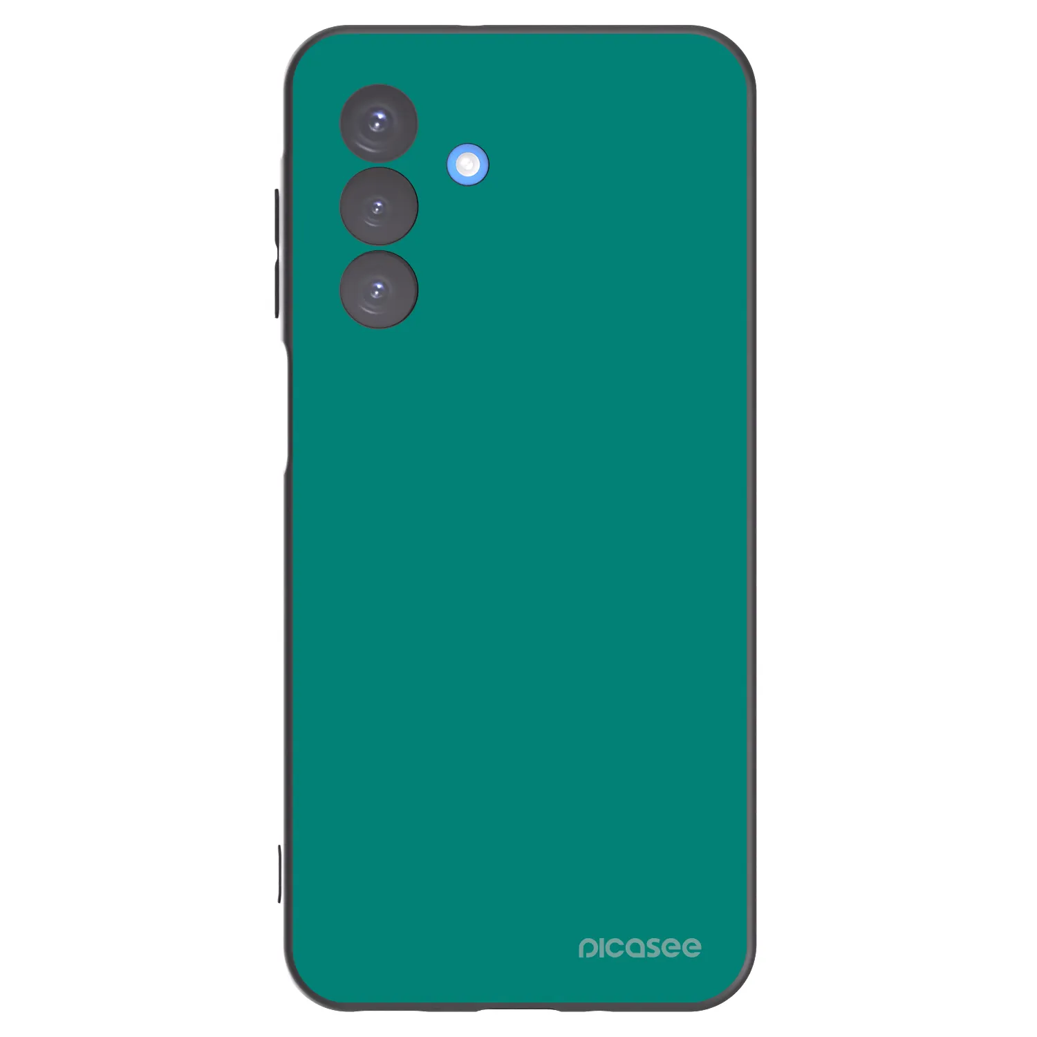 Picasee Μαύρη θήκη σιλικόνης για Samsung Galaxy A17 5G - Emerald Mist