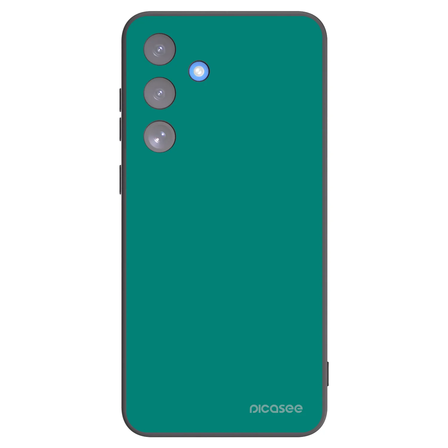 Picasee Μαύρη θήκη σιλικόνης για Samsung Galaxy S25 FE 5G - Emerald Mist