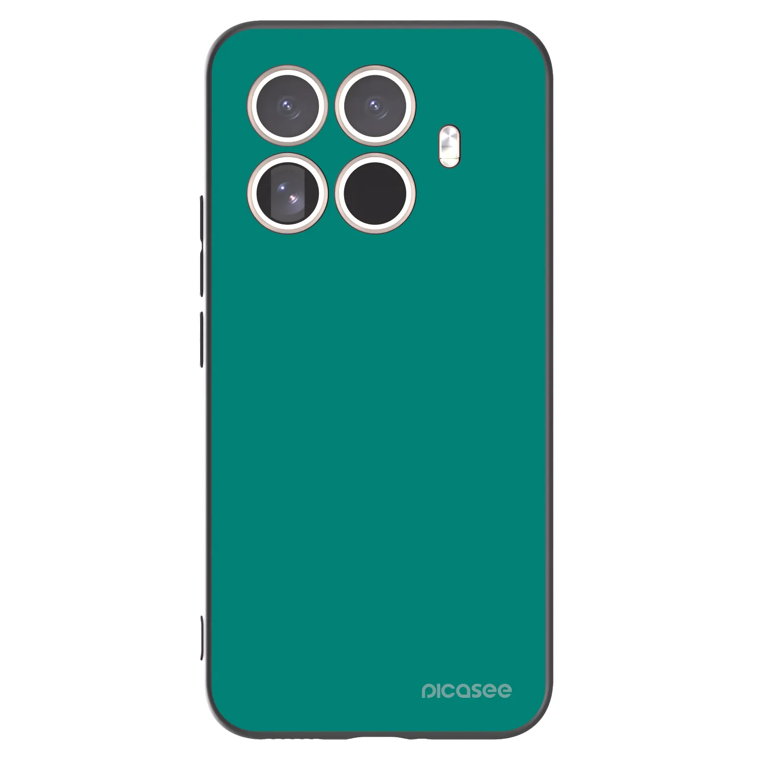 Picasee Μαύρη θήκη σιλικόνης για Xiaomi 15T Pro - Emerald Mist