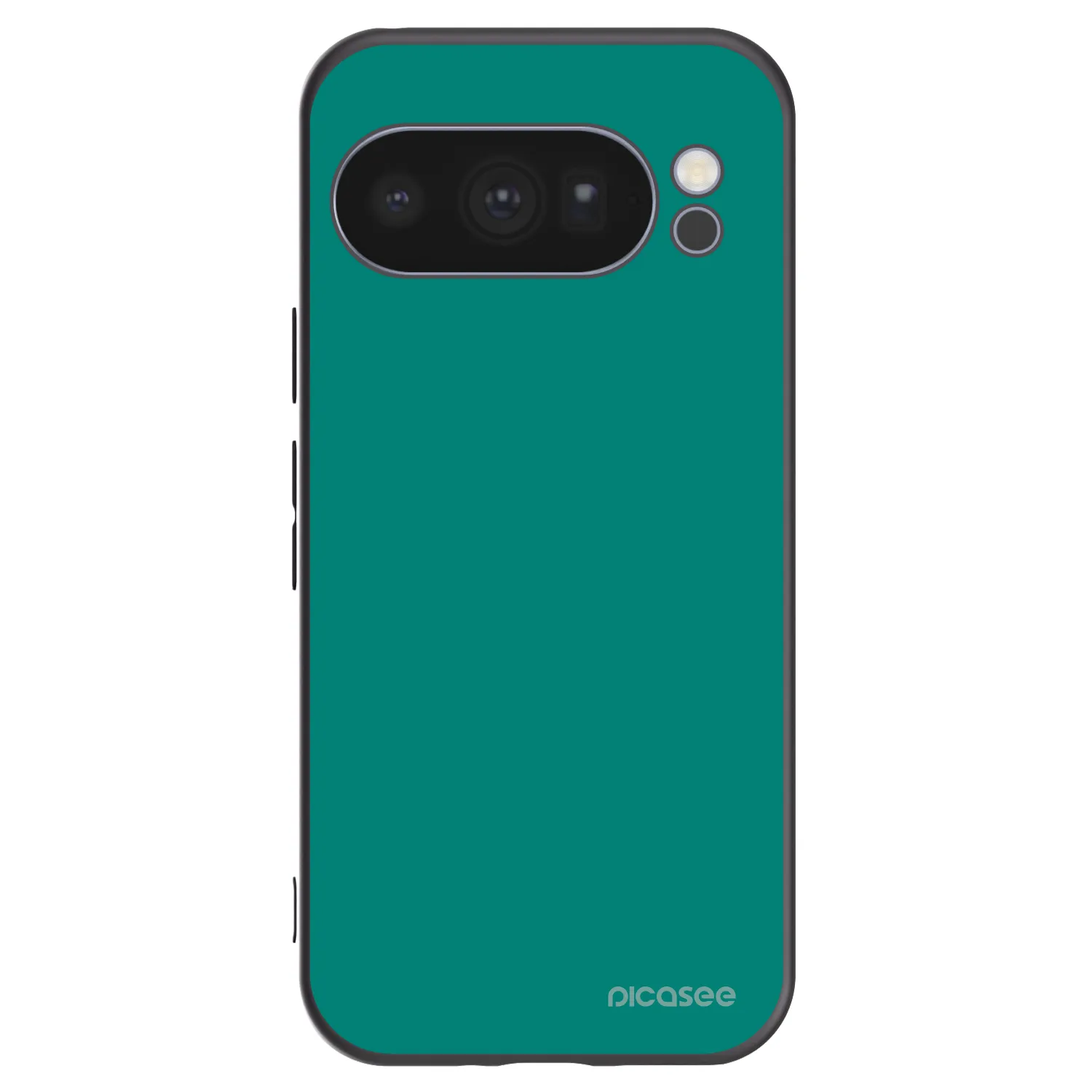 Picasee Μαύρη θήκη σιλικόνης για Google Pixel 10 Pro - Emerald Mist