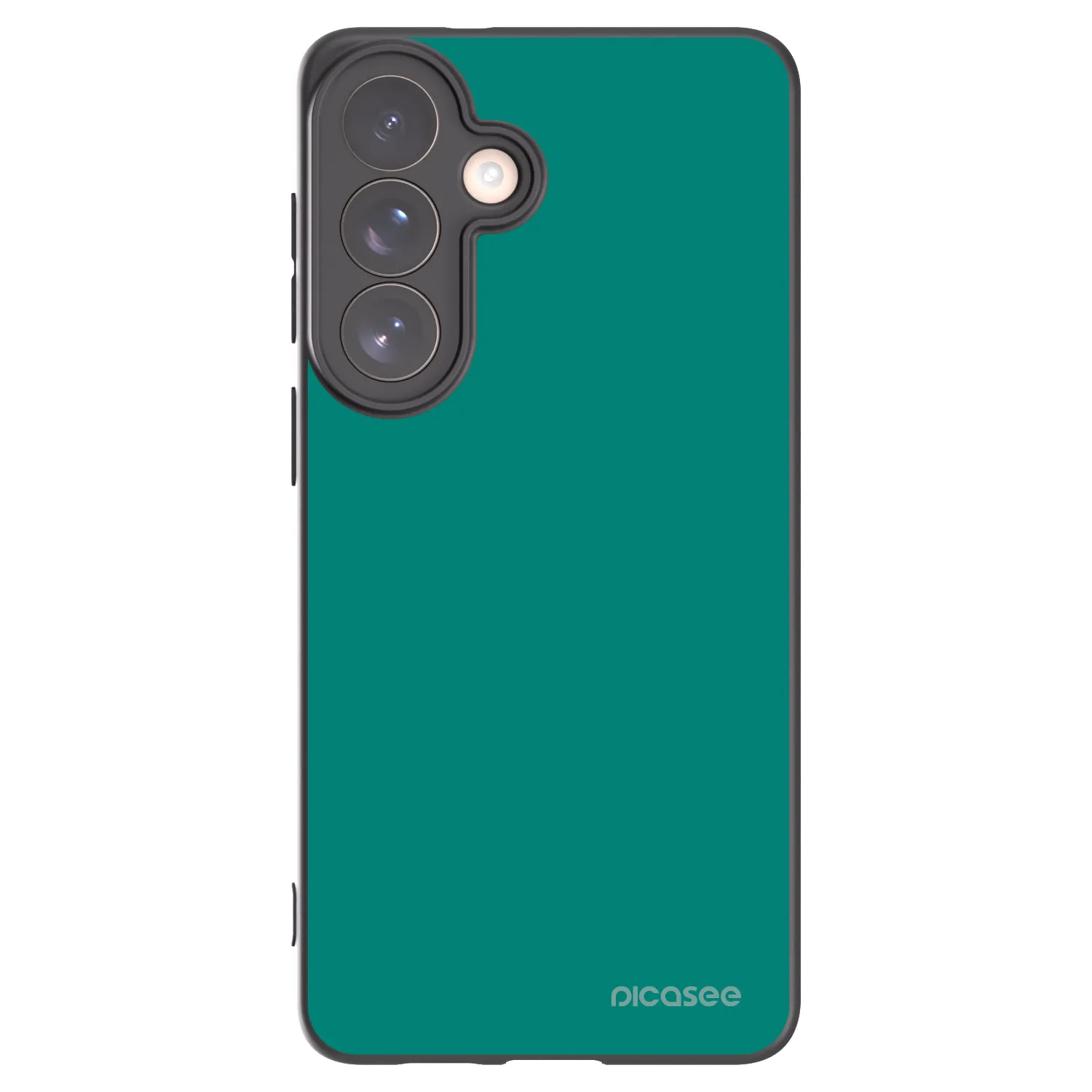 Picasee Μαύρη θήκη σιλικόνης για Samsung Galaxy S26+ - Emerald Mist