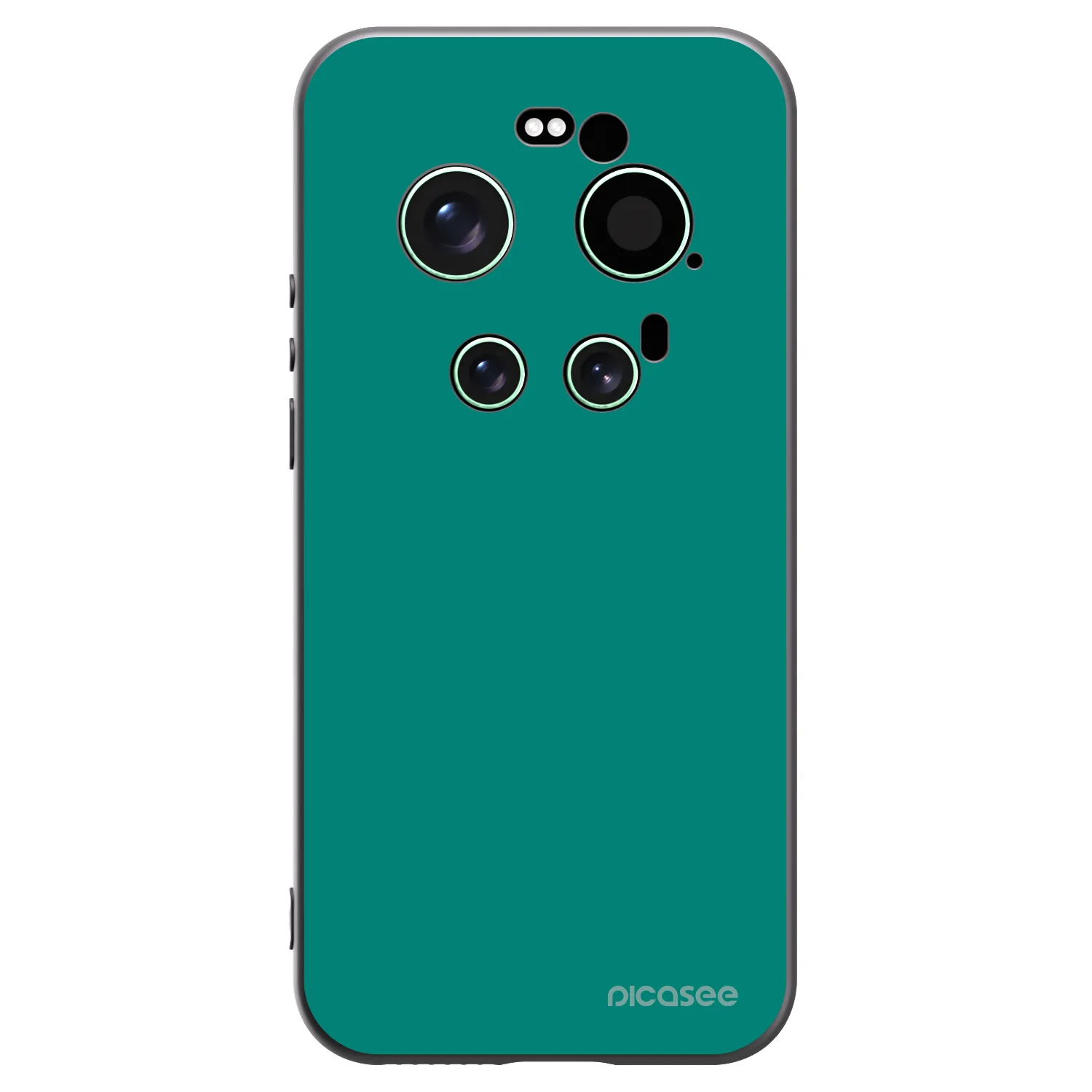 Picasee Μαύρη θήκη σιλικόνης για Xiaomi 17 Ultra - Emerald Mist