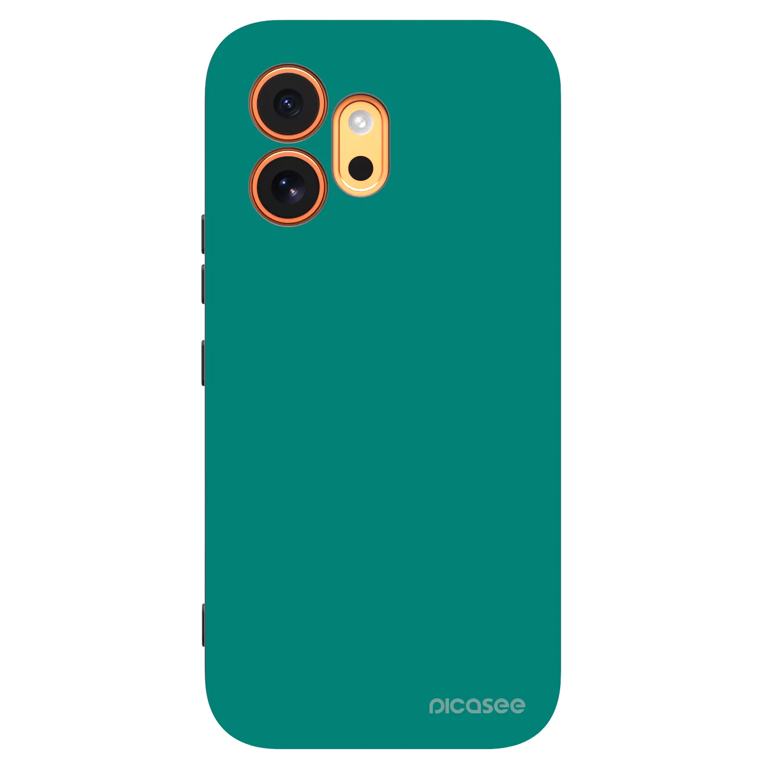 Picasee Μαύρη θήκη σιλικόνης για Honor 600 - Emerald Mist