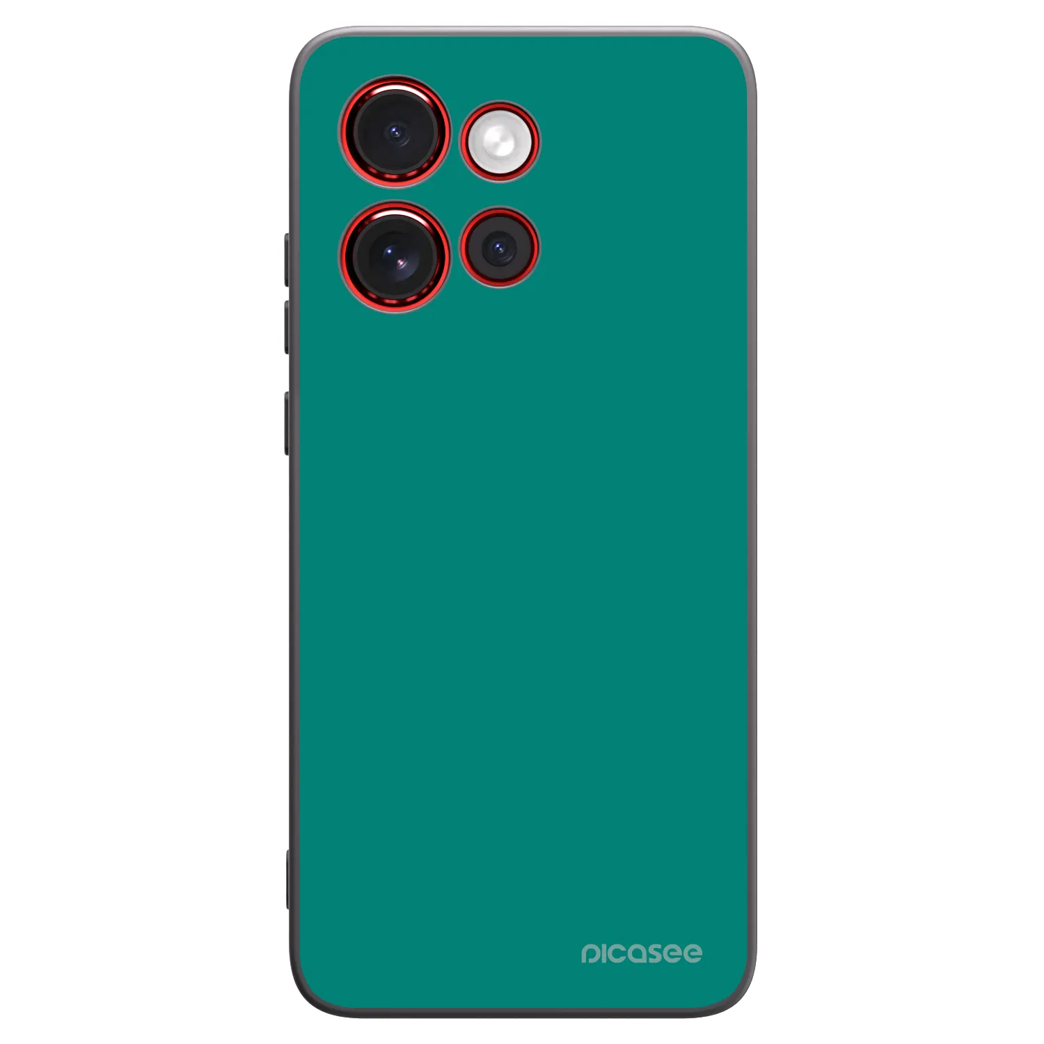 Picasee Μαύρη θήκη σιλικόνης για Motorola Edge 60 Neo 5G - Emerald Mist