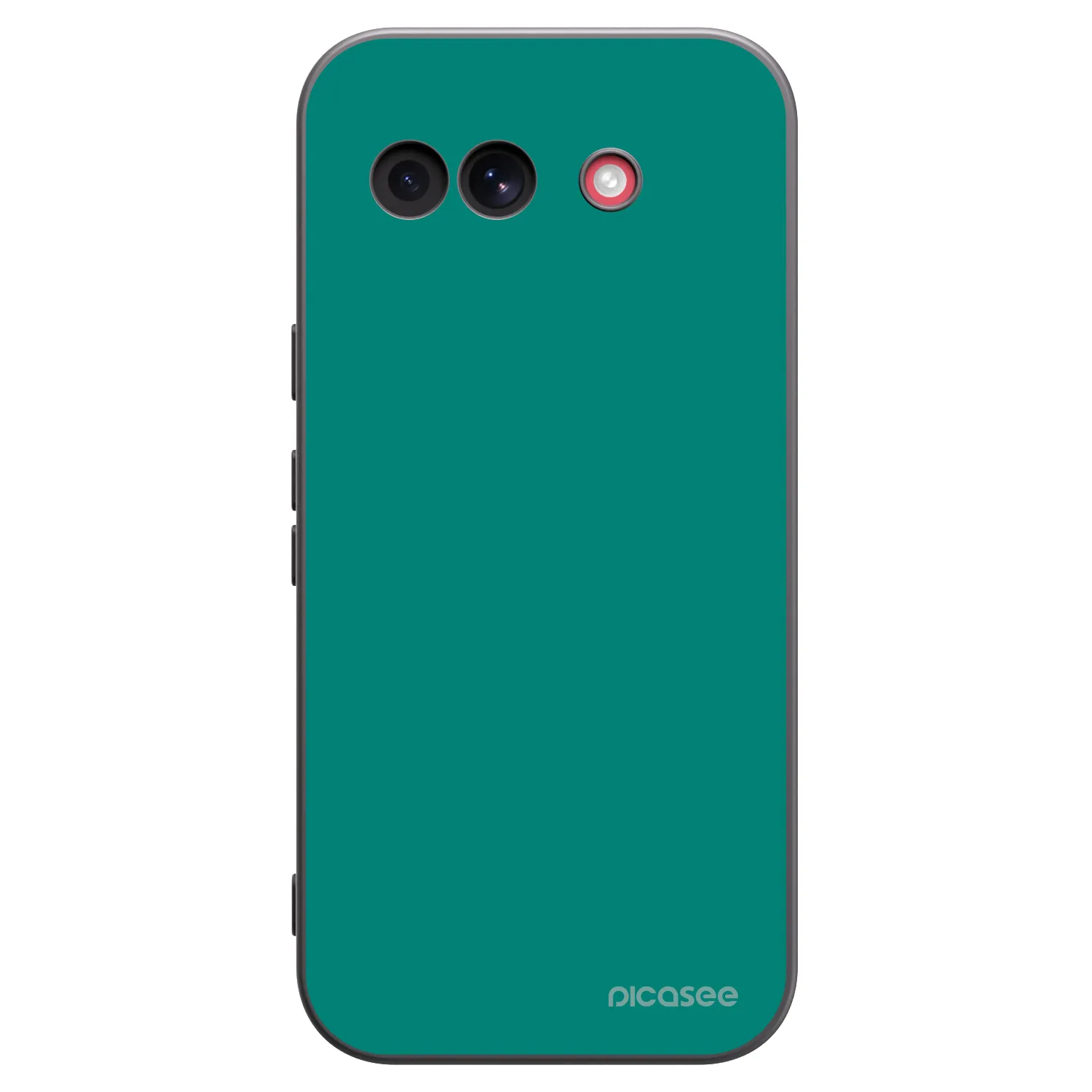 Picasee Μαύρη θήκη σιλικόνης για Google Pixel 10a - Emerald Mist