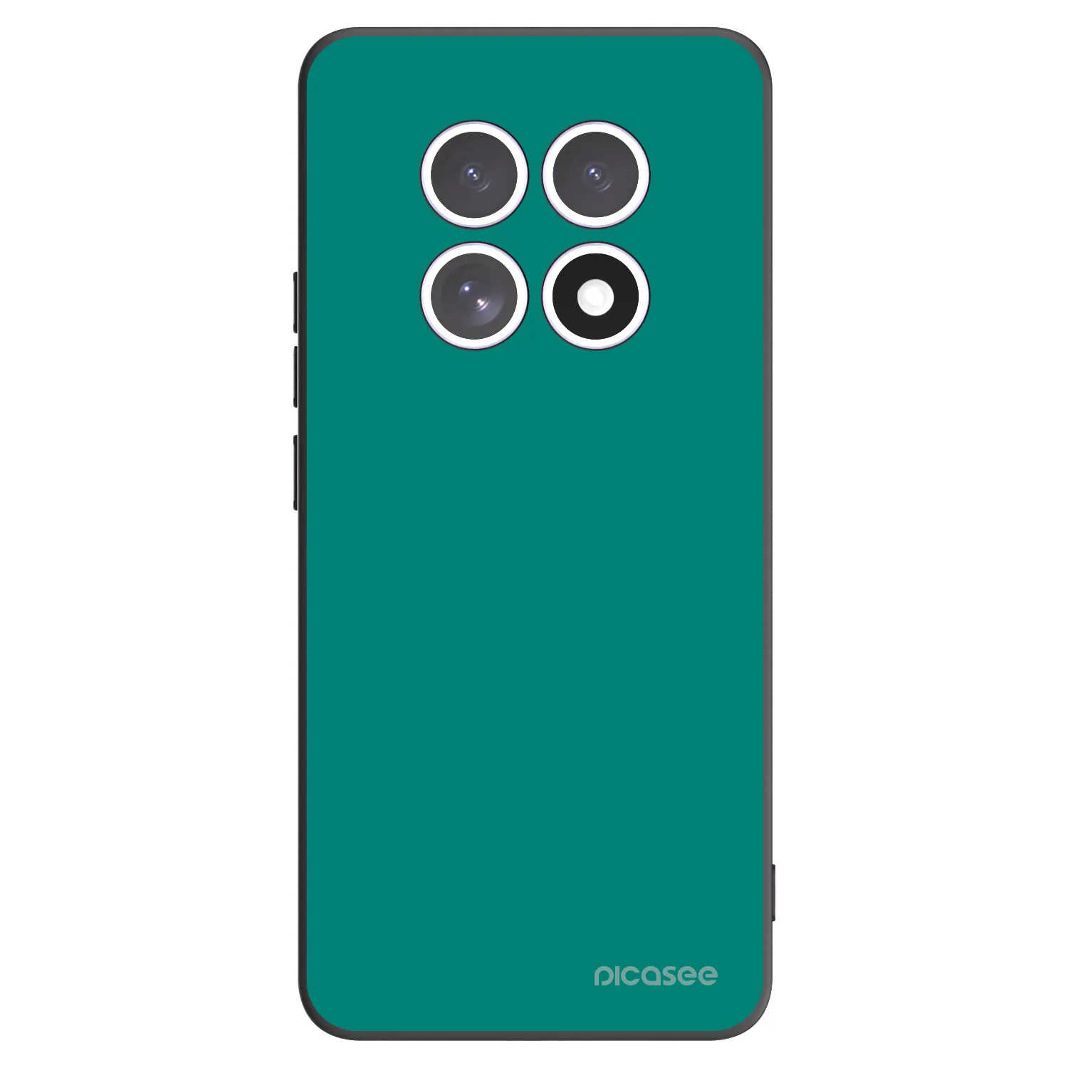 Picasee Μαύρη θήκη σιλικόνης για Xiaomi Redmi Note 15 5G - Emerald Mist