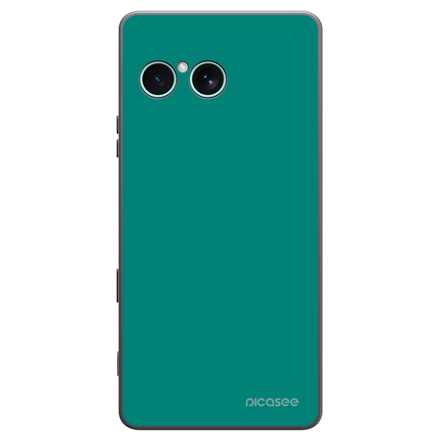 Picasee Μαύρη θήκη σιλικόνης για Sony Xperia 10 VII - Emerald Mist