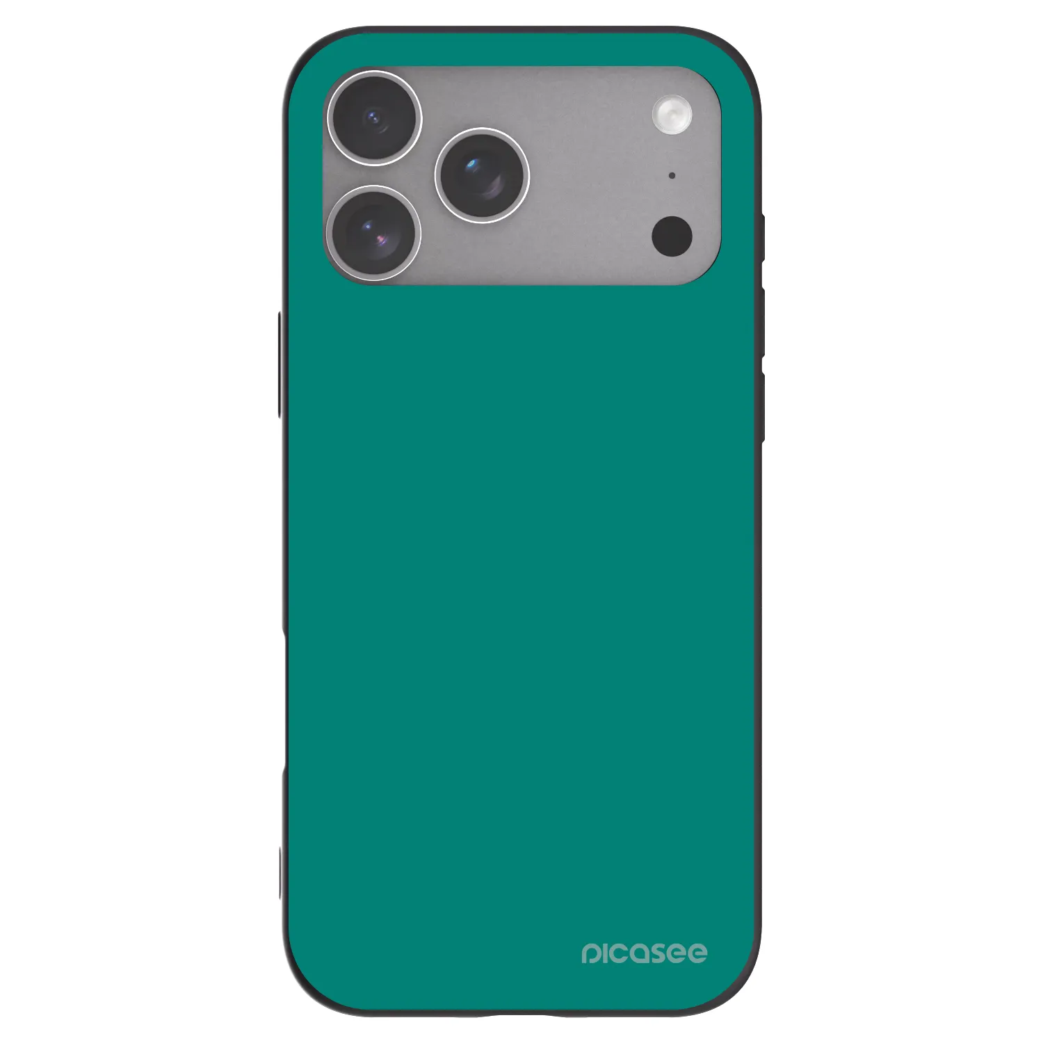 Picasee Μαύρη θήκη σιλικόνης για Apple iPhone 18 Pro Max - Emerald Mist