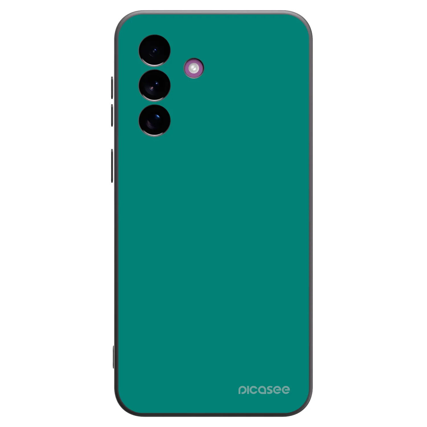 Picasee Μαύρη θήκη σιλικόνης για Samsung Galaxy A37 - Emerald Mist