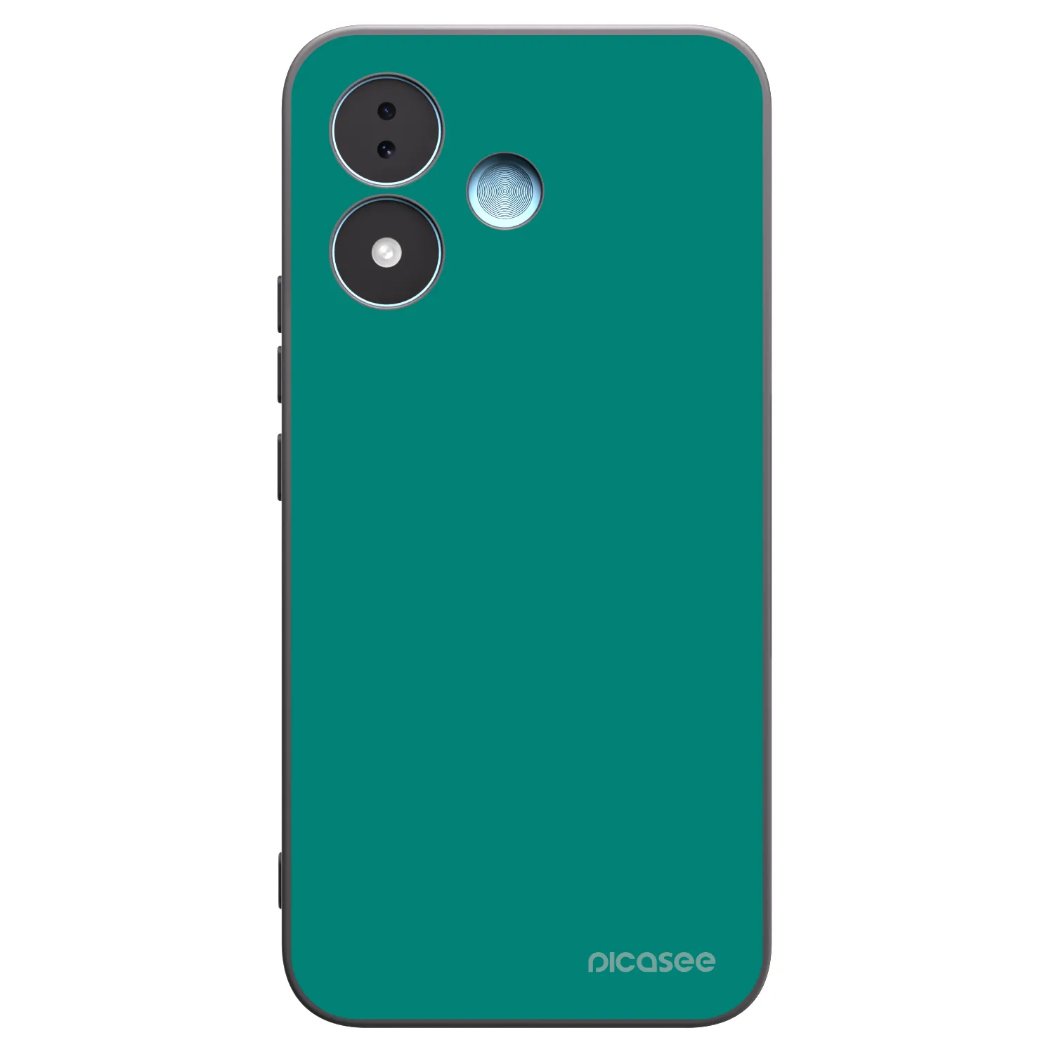 Picasee Μαύρη θήκη σιλικόνης για Xiaomi Redmi Note 17 5G - Emerald Mist