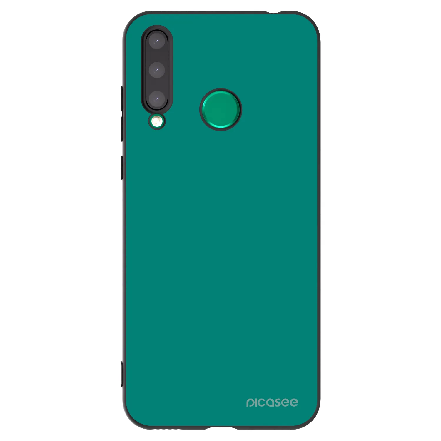 Picasee Μαύρη θήκη σιλικόνης για Honor 20 Lite - Emerald Mist