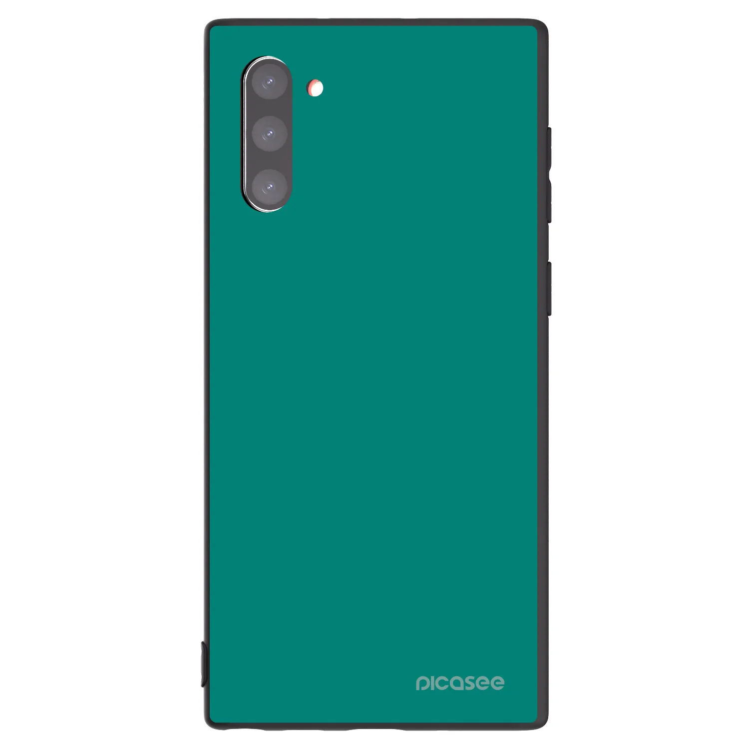 Picasee Μαύρη θήκη σιλικόνης για Samsung Galaxy Note 10 N970F - Emerald Mist