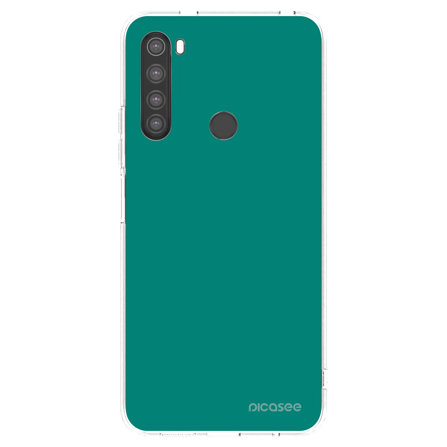 Picasee διαφανής θήκη σιλικόνης Xiaomi Redmi Note 8 - Emerald Mist