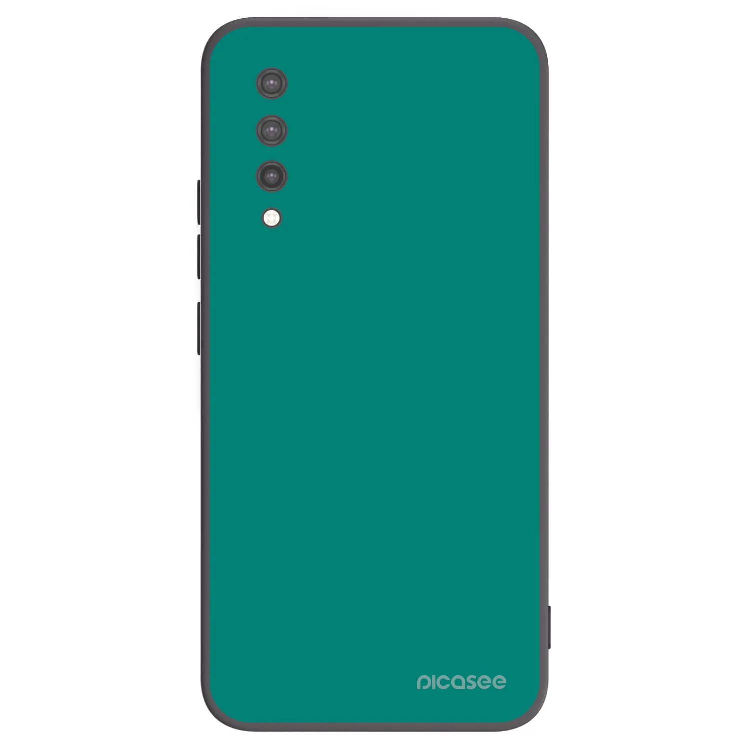 Picasee Μαύρη θήκη σιλικόνης για Xiaomi Mi 9 Lite - Emerald Mist