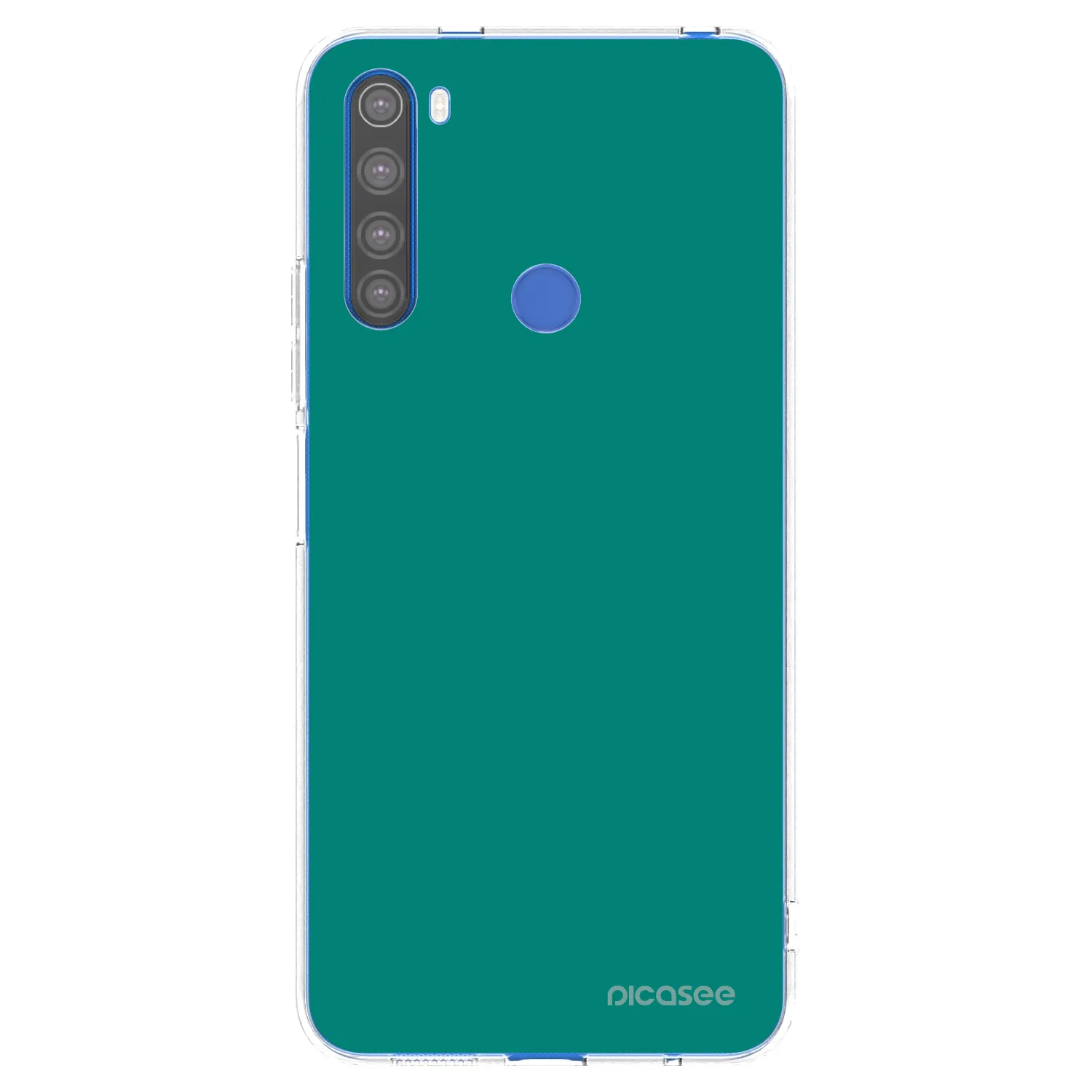 Picasee διαφανής θήκη σιλικόνης Xiaomi Redmi Note 8T - Emerald Mist