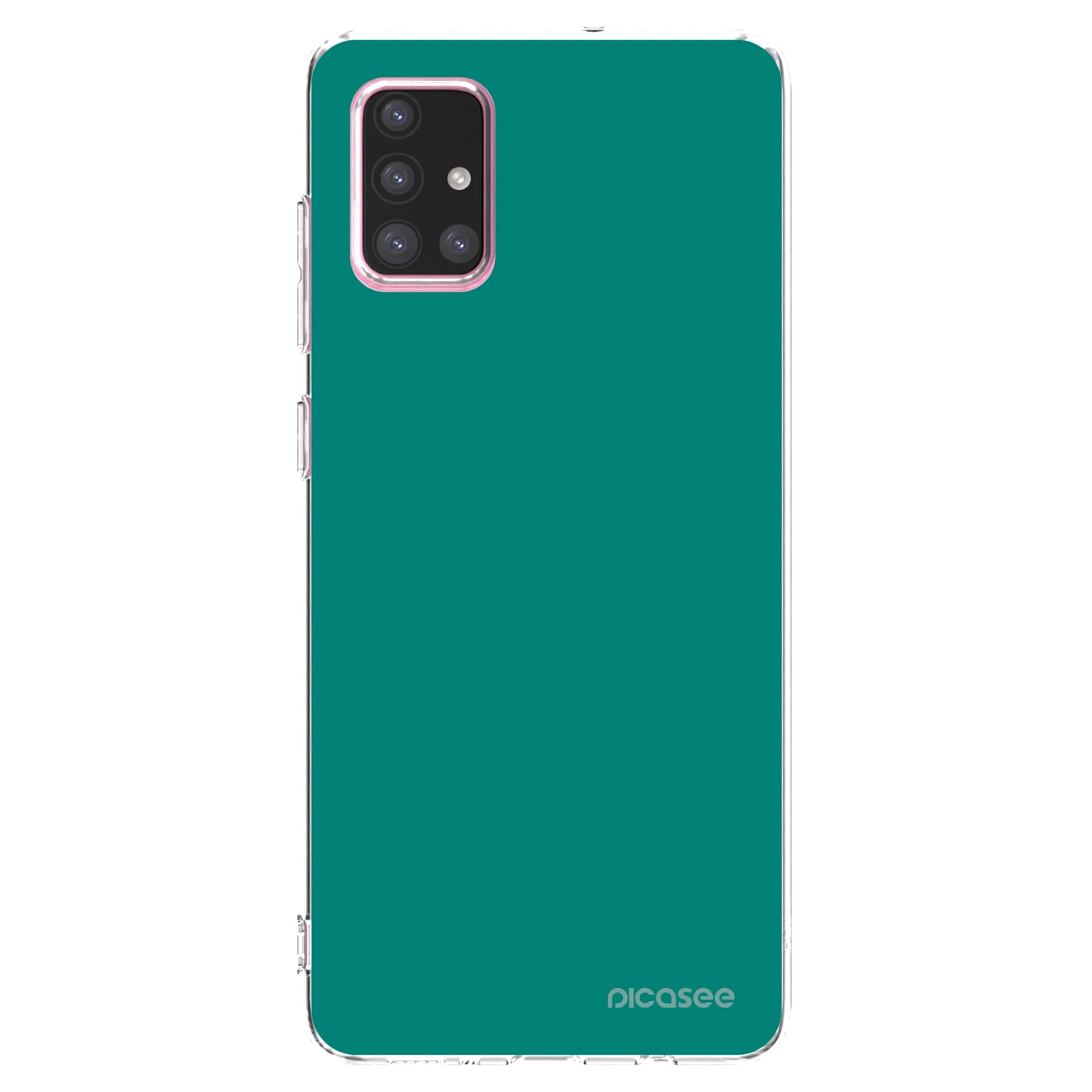 Picasee διαφανής θήκη σιλικόνης Samsung Galaxy A71 A715F - Emerald Mist
