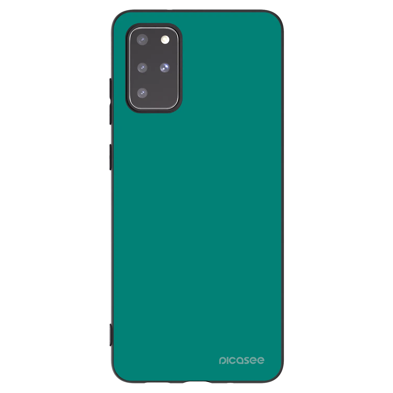 Picasee Μαύρη θήκη σιλικόνης για Samsung Galaxy S20+ G985F - Emerald Mist