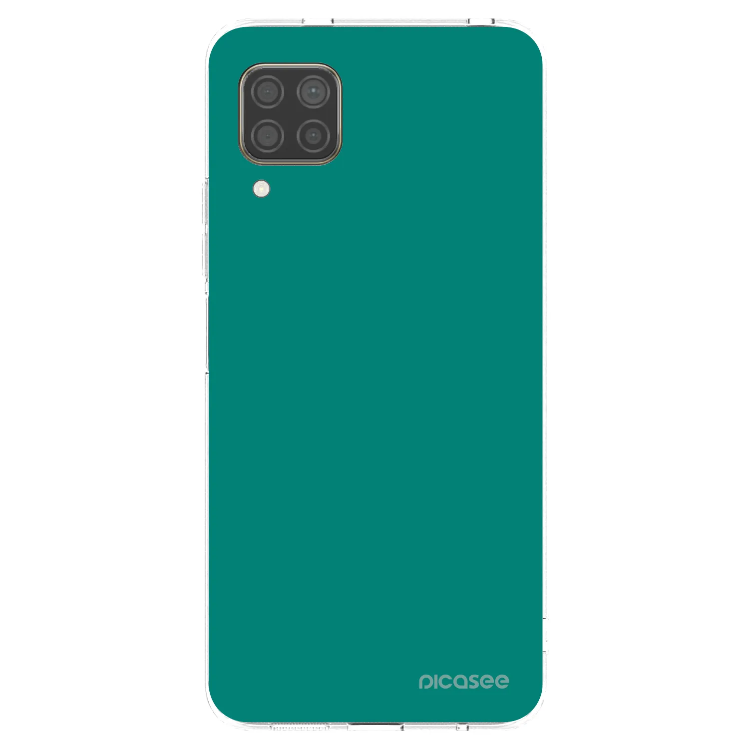 Picasee διαφανής θήκη σιλικόνης Huawei P40 Lite - Emerald Mist