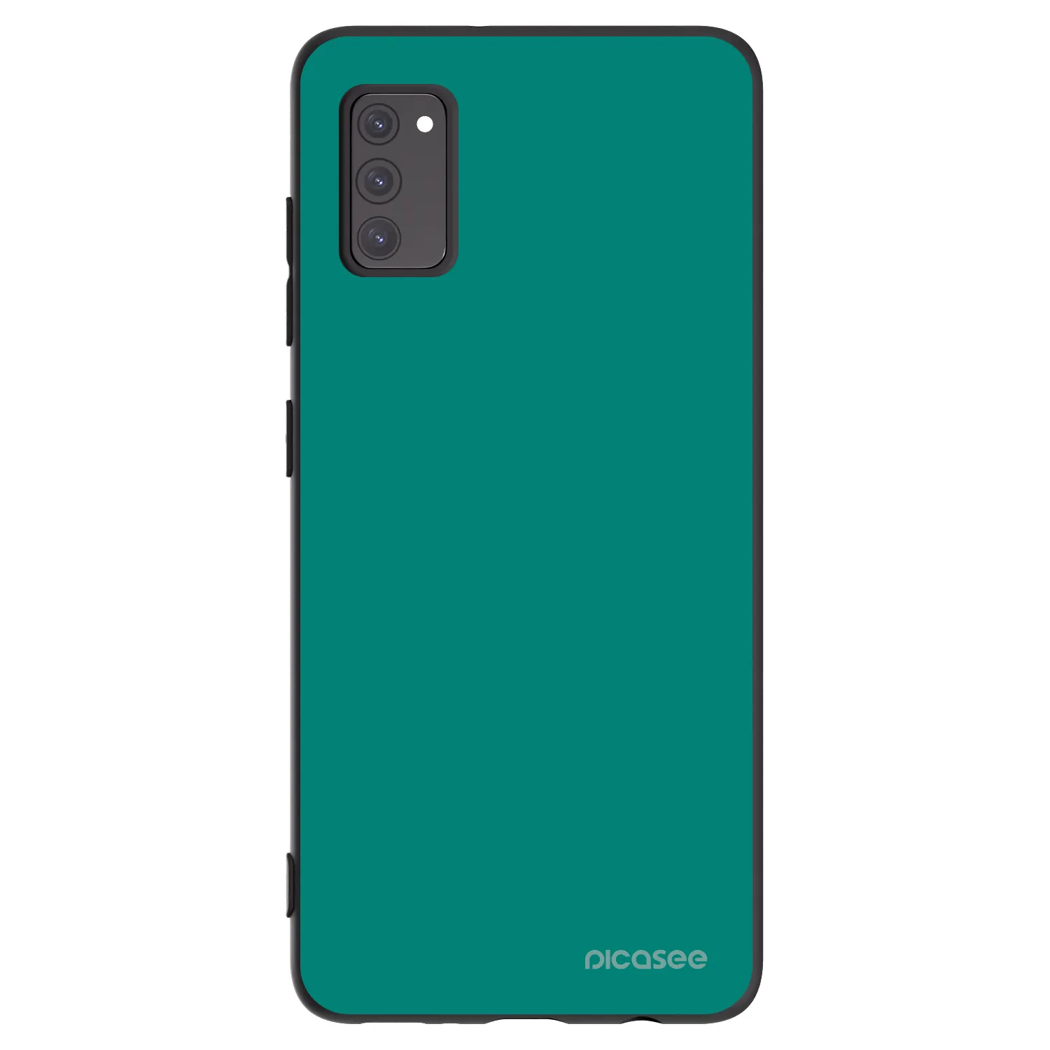 Picasee Μαύρη θήκη σιλικόνης για Samsung Galaxy A41 A415F - Emerald Mist