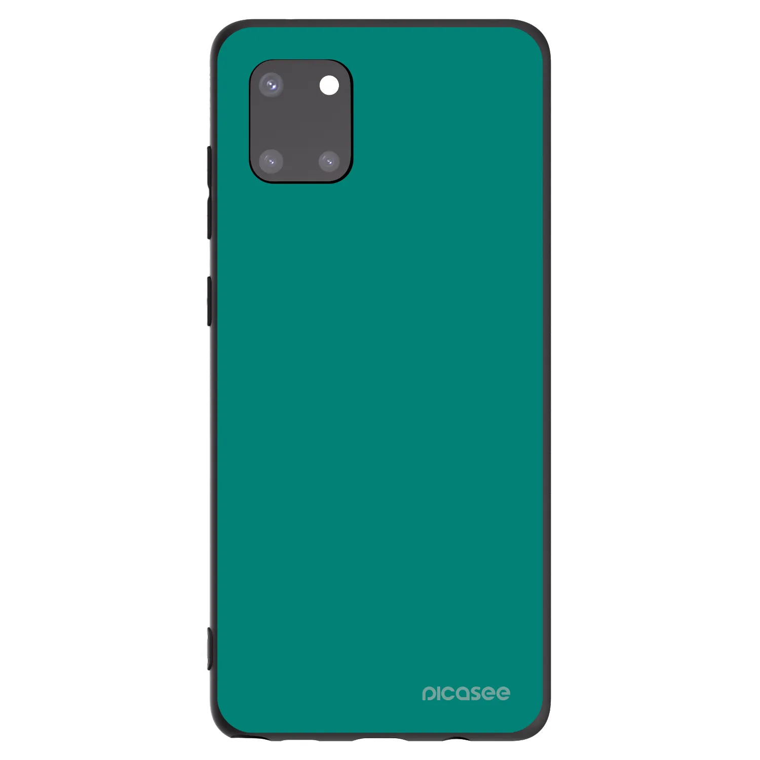 Picasee Μαύρη θήκη σιλικόνης για Samsung Galaxy Note 10 Lite N770F - Emerald Mist